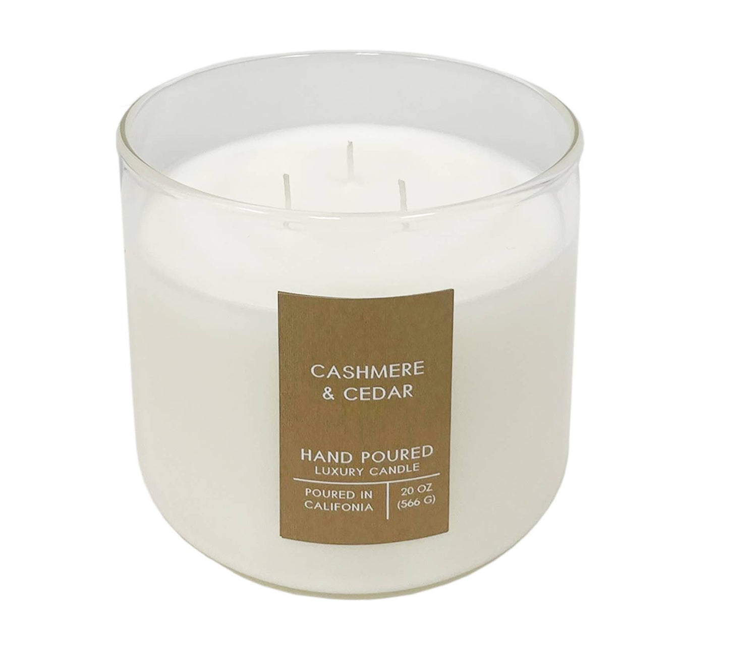 Cashmere & Cedar Botanical Tie 20 oz. Candle with Lid