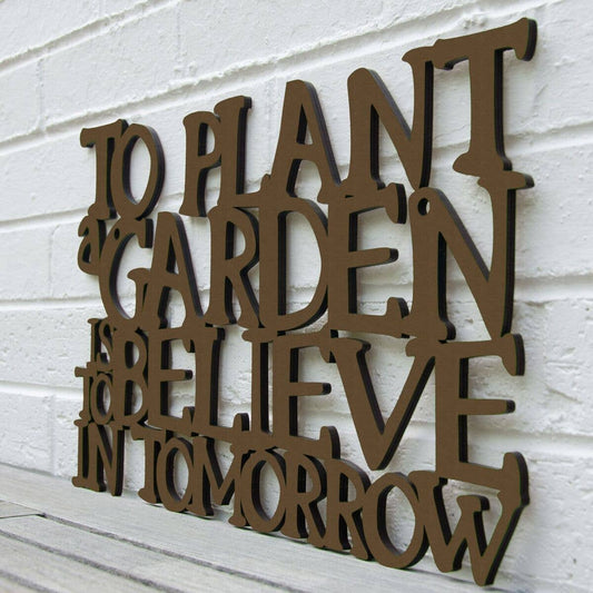 To Plant a Garden Is to Believe