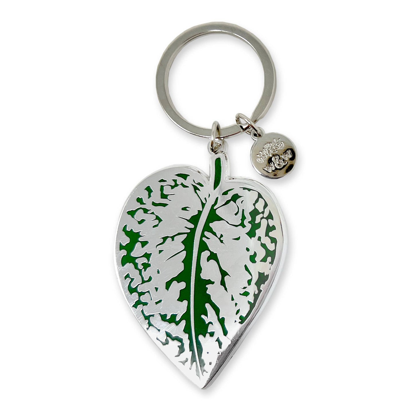 Keychain - Scindapsus Pictus 'Exotica' Leaf